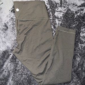 Olive Lululemon Tights  Size 10